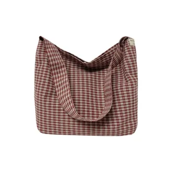 FINDINGS Cotton Fabric Shoulder Bag Unisex Multicolor