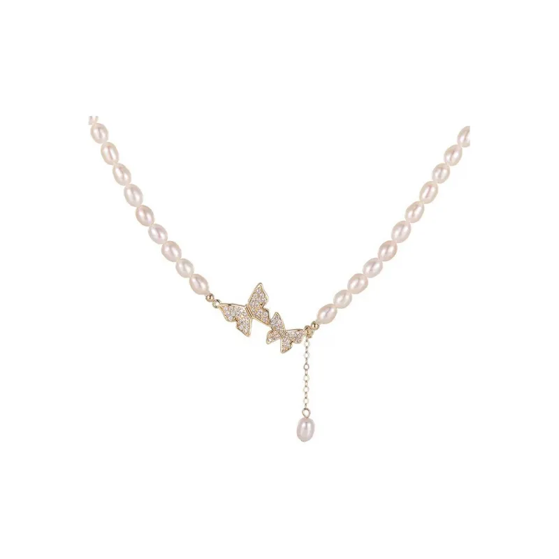 Andaozi Pearl Necklaces Women's-0
