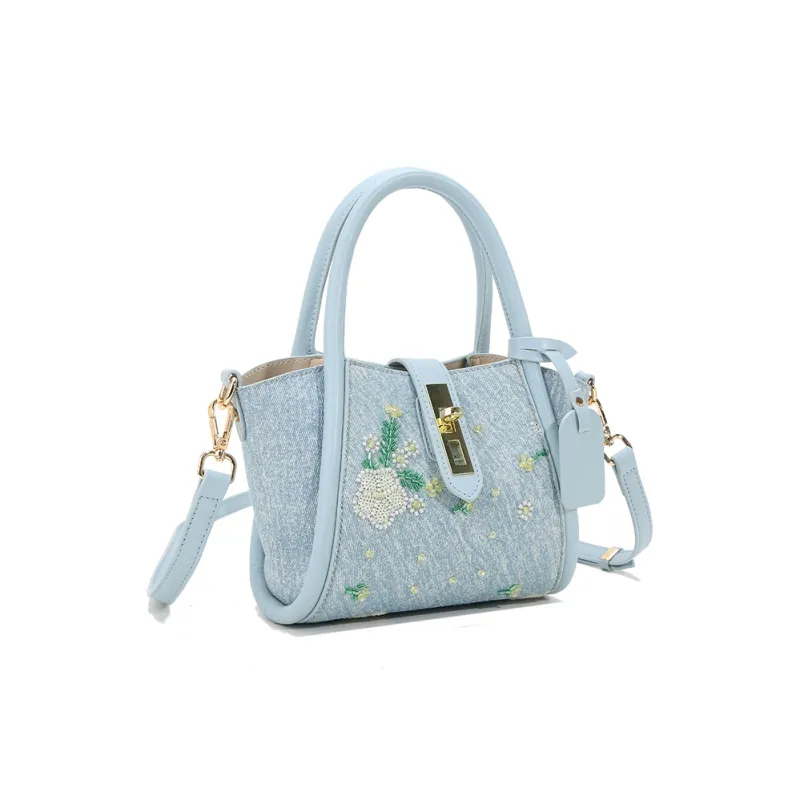 Carit&Koty PU Handbag Regular Women's Blue-1