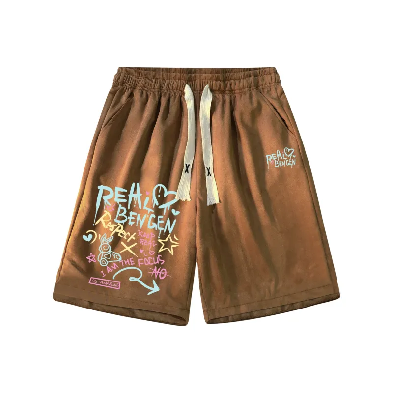 BENGEN Casual Shorts Unisex-8