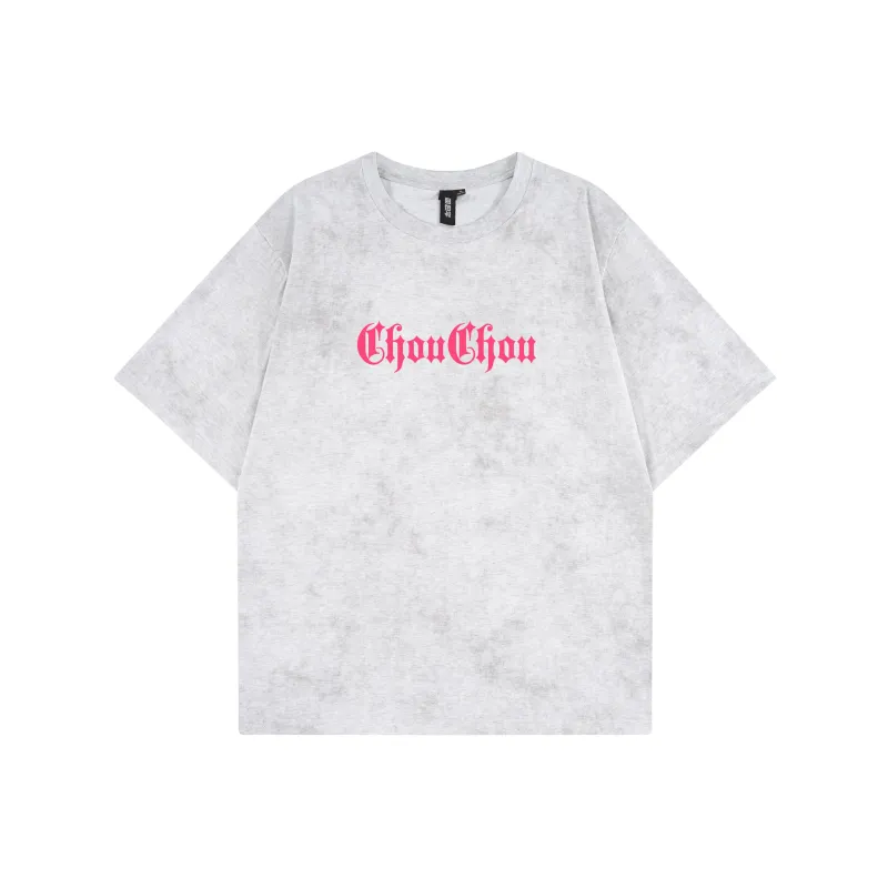 CHOUCHOUS Drop Shoulder Sleeve T Shirt Women's-5