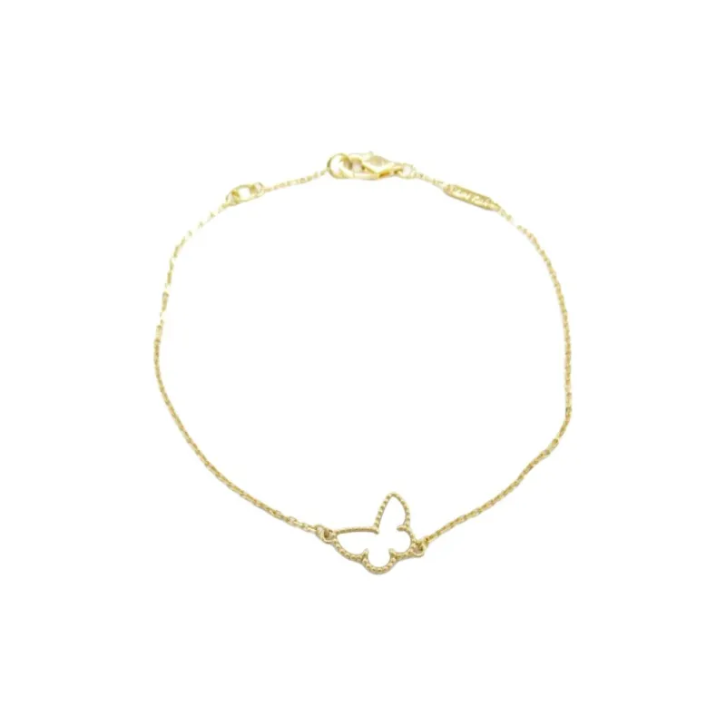 Van Cleef & Arpels 2010s 18K Yellow Gold Sweet Alhambra Pearl Bracelet-0
