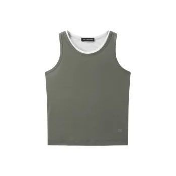 PEACEBIRD Tank Tops Women's Martini Olive Brown