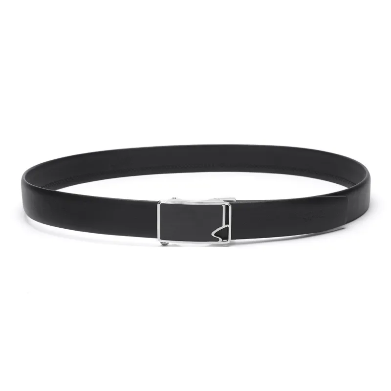 Satchi Cow Leather Belts Men's Black Width 3.45cm-3