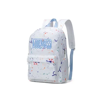 NOT ME Fabric Backpack Regular Unisex Spray Paint White