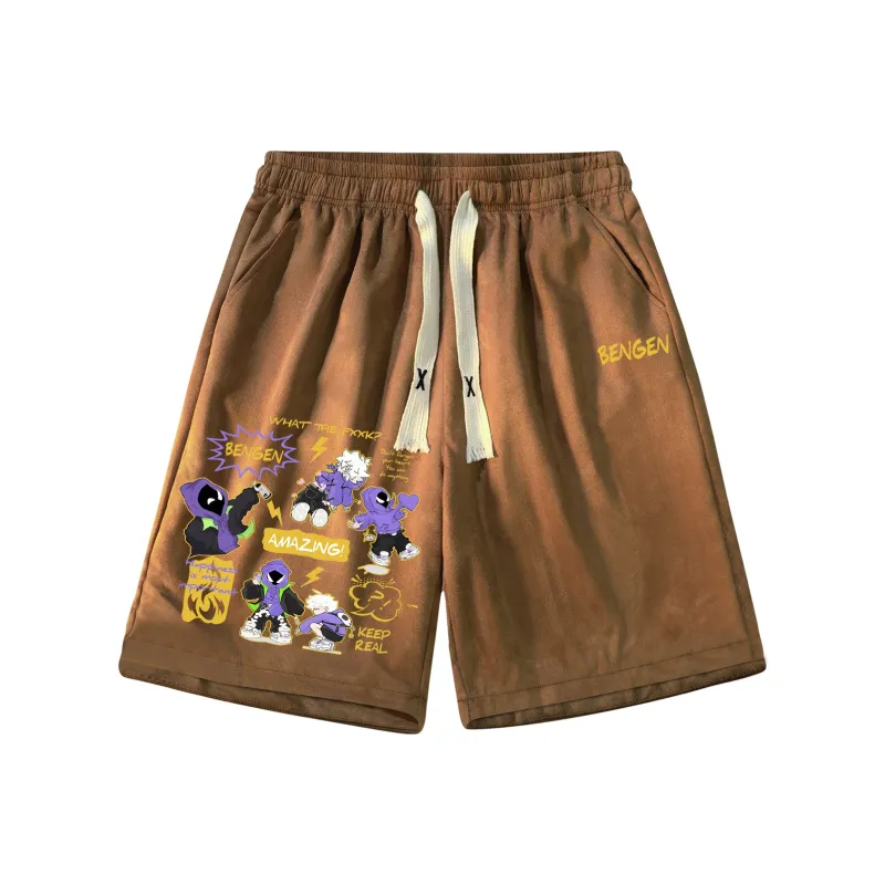 BENGEN Casual Shorts Unisex-14
