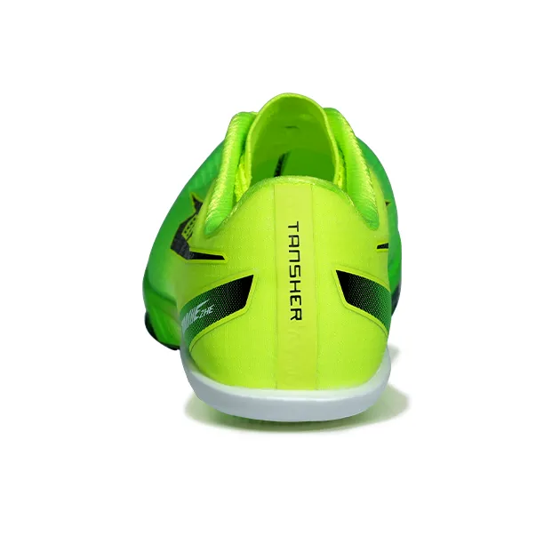TANSHEZHE Running Shoes Unisex Low Top Neon Green-4