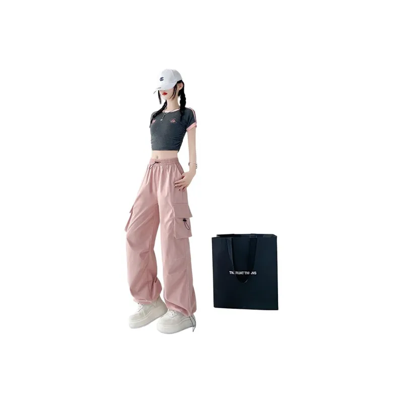 Flowers In Water Cargo Pants Women's-6