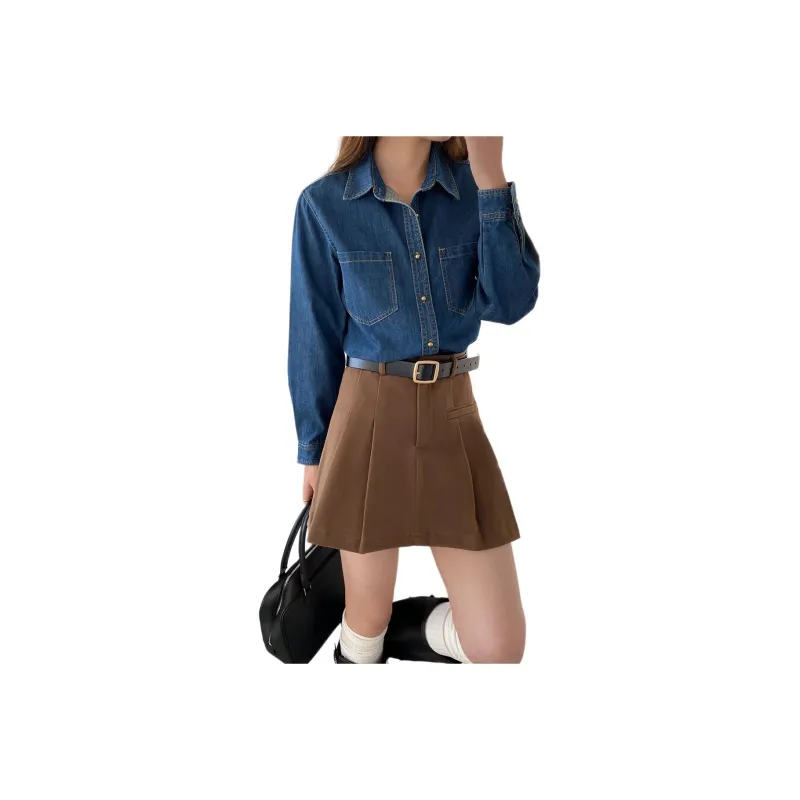 ONE SHALLOW Casual Short Skirts Women's-8