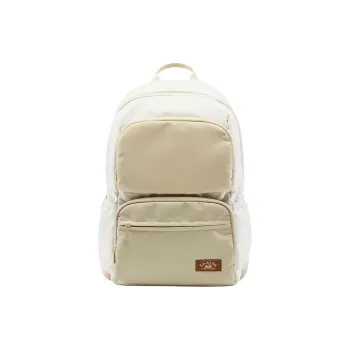 LiNing Sports Life Collection Polyester Backpack Unisex Rock White Gray & Eggnog Gray