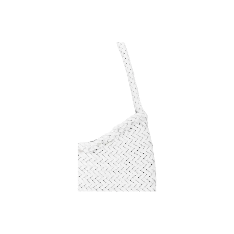 Dragon Diffusion Calfskin Handbag Women's White-1