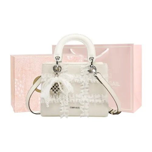 MISS GAIL Synthetic Leather Shoulder Bag, Crossbody Bag, Handbag Regular Women's White