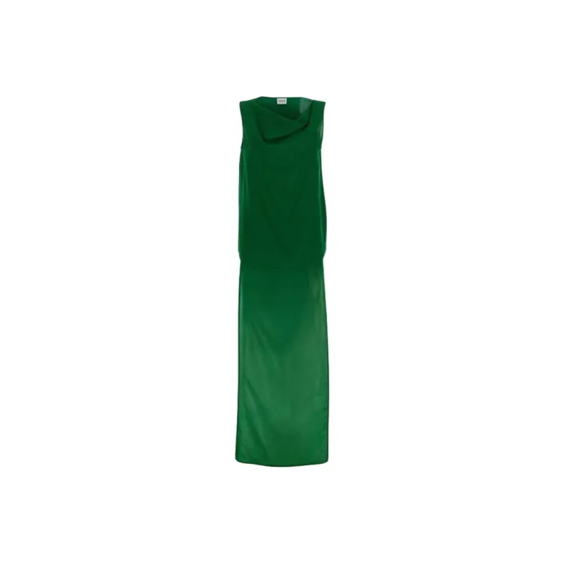 PAROSH Sleeveless Dress Women's Green-0