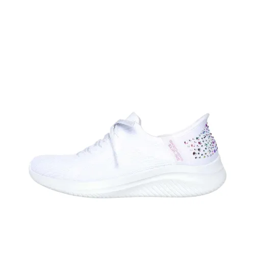 Skechers Ultra Flex 3.0 Low Top Casual Shoes Women's White