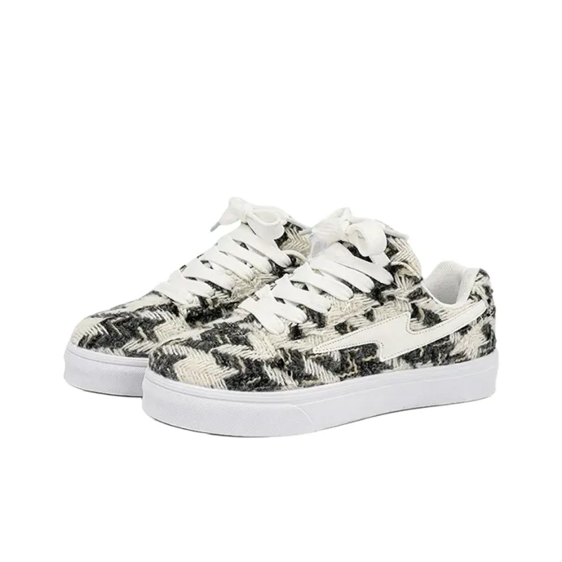 ALI THE FOX Slip Resistant Cushioning, Abrasion Resistant, Height Increasing Low Top Skateboard Shoes Unisex-10