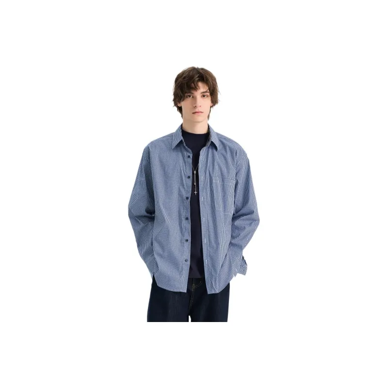 WILD LEADER Shirts Men Sky Blue[CW51585A14]-0