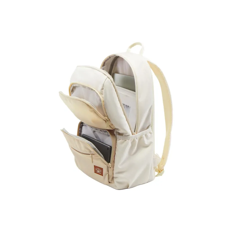 LiNing Sports Life Collection Polyester Backpack Unisex Rock White Gray Eggnog Gray-6