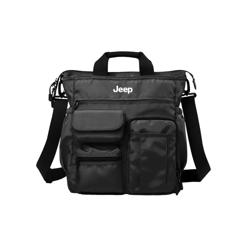 Jeep Oxford Bag Men's Black/Gray-0