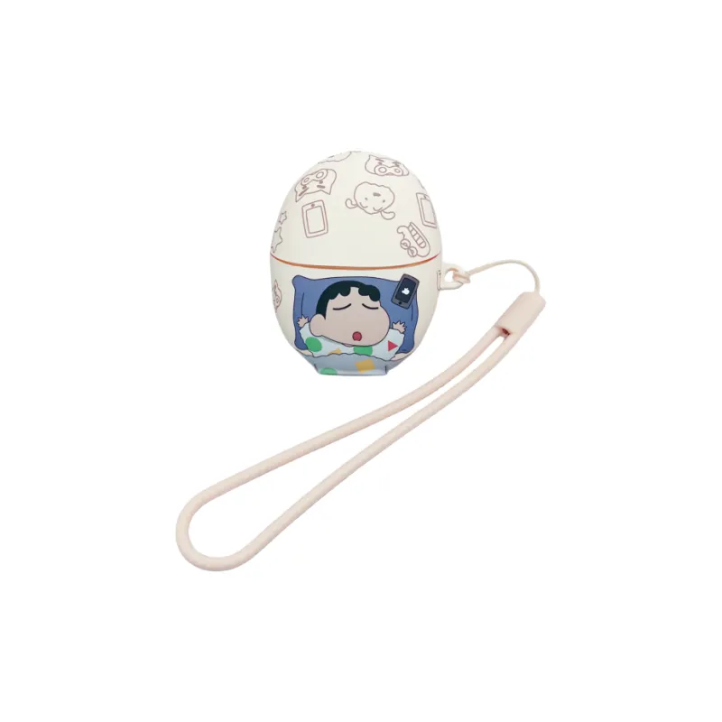 YOUKAIYUE Compatibility With Huawei FreeBuds 3/4/5 TPU Cartoon Cute Crayon Shin Chan Headphone Cases-1
