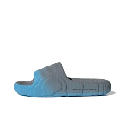 Adidas Originals hoodie 22 Slides Grey Semi Blue Burst Mel Core Black