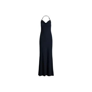 LAUREN RALPH LAUREN Slip Dress Women's Dark Shadow Marine