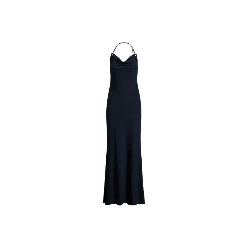 LAUREN RALPH LAUREN Slip Dress Women's Dark Shadow Marine-0
