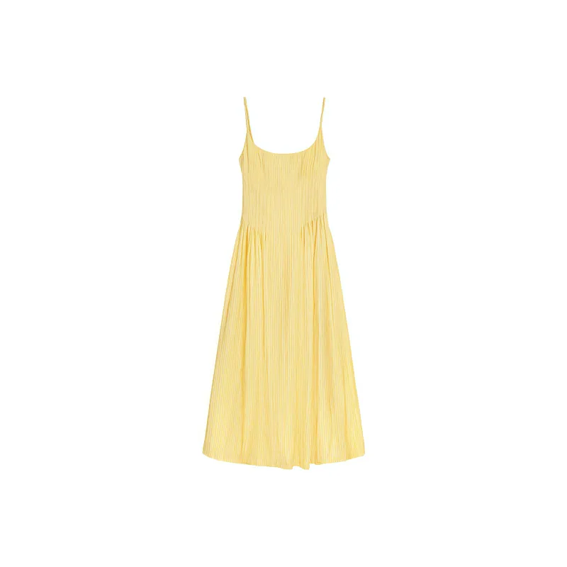 KYKW Slip Dresses Women's Yellow-0