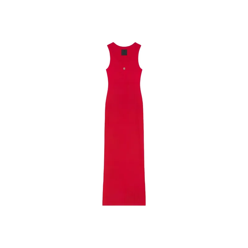GIVENCHY Sleeveless Dress Women's Red-0