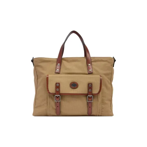 THE BRIDGE Recycled Cotton Briefcase Regular Women's Brown