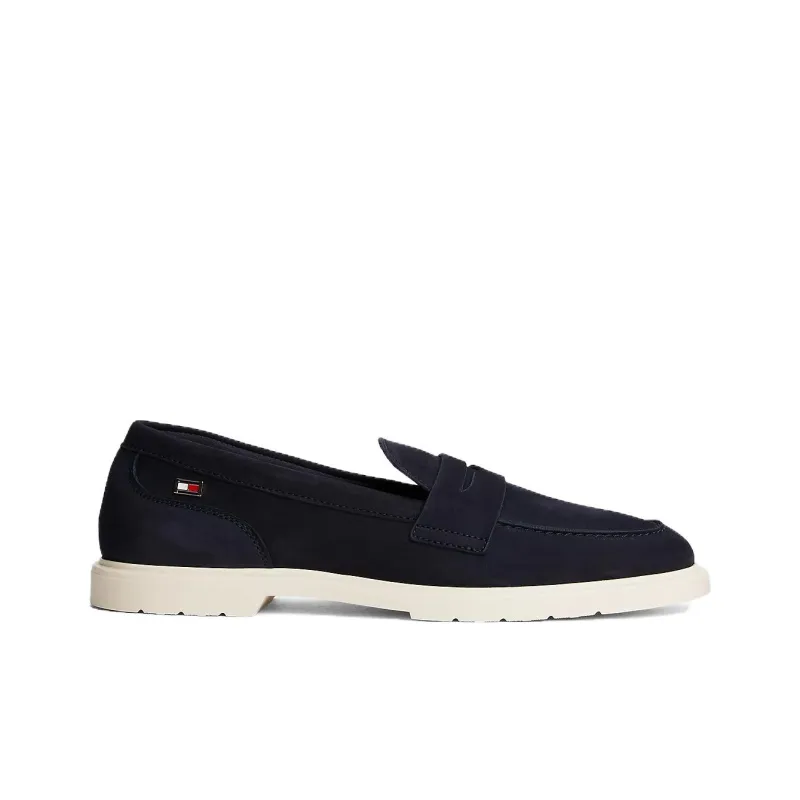 Tommy Hilfiger Enamel Flag Loafers Women's Blue-1