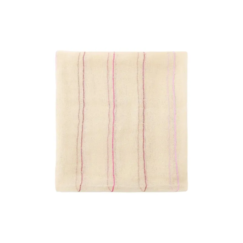 ZARA Linen Knit Scarves Women's White-0