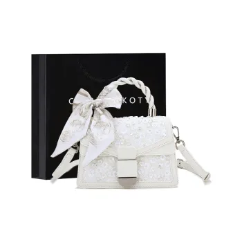 Carit&Koty PU Shoulder Bag, Crossbody Bag, Handbag Regular Women's White