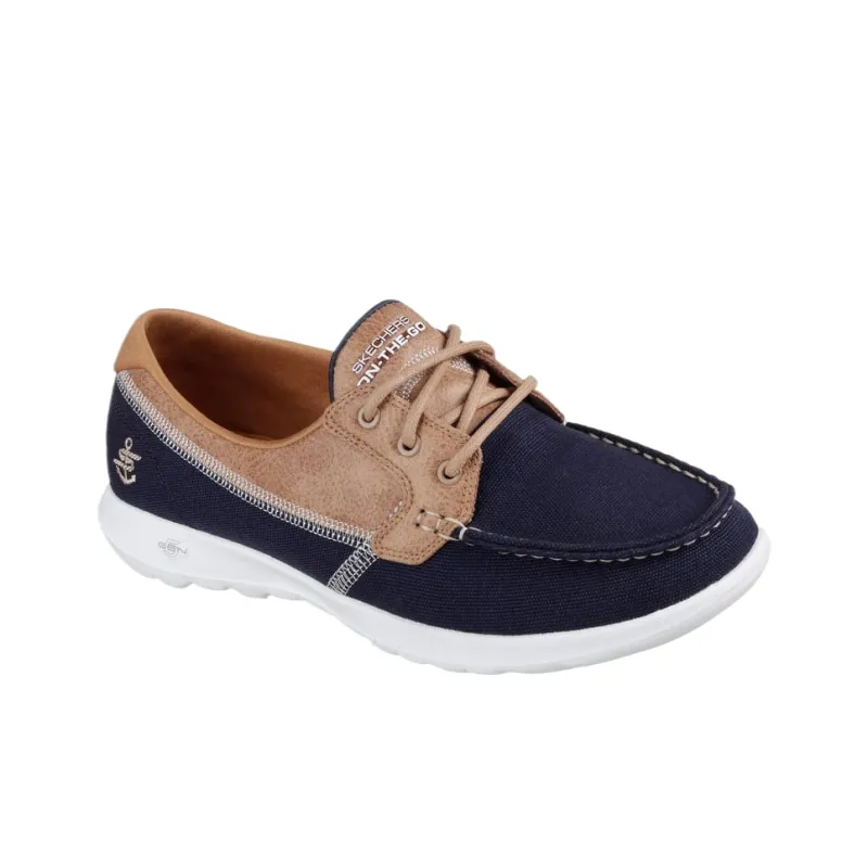 Skechers GO WALK Lite Boat Shoes Women's Dark Blue-3