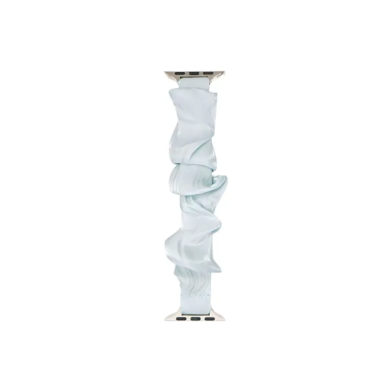 KVZUVUU Apple Compatibility Watch Band Spun Silk Material-2