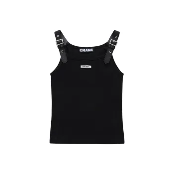 Crank Tank Tops Women's Black