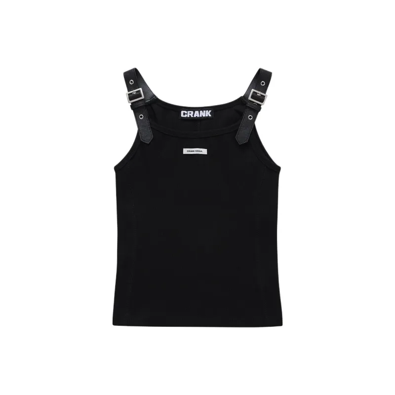 Crank Tank Tops Women's Black-0