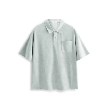 PEACEBIRD MEN Polo Shirts Men Aqua Foam Green 1