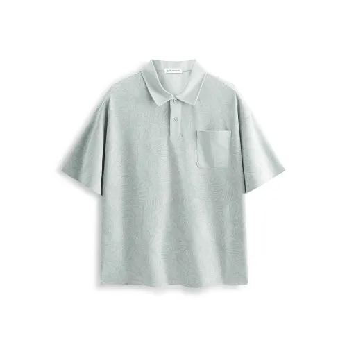 PEACEBIRD MEN Polo Shirts Men Aqua granite Green 1