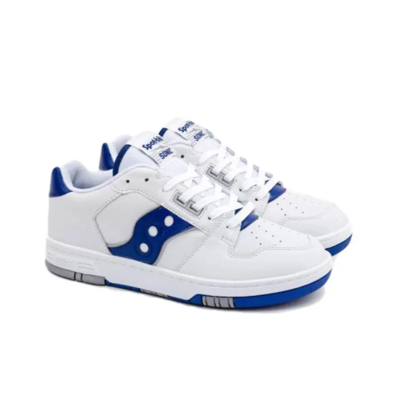 Saucony Spot Bilt Sonic Low White Royal-2
