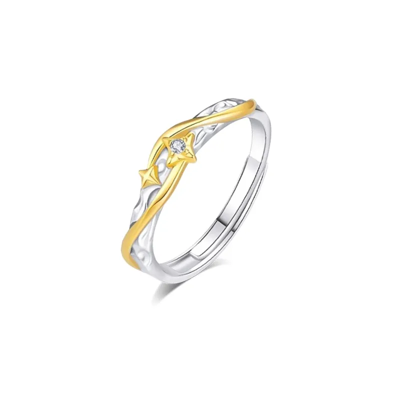 KUMET Sterling Silver Rings Unisex-10