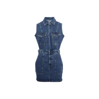 GOOD AMERICAN Sleeveless Dress Women's Blue