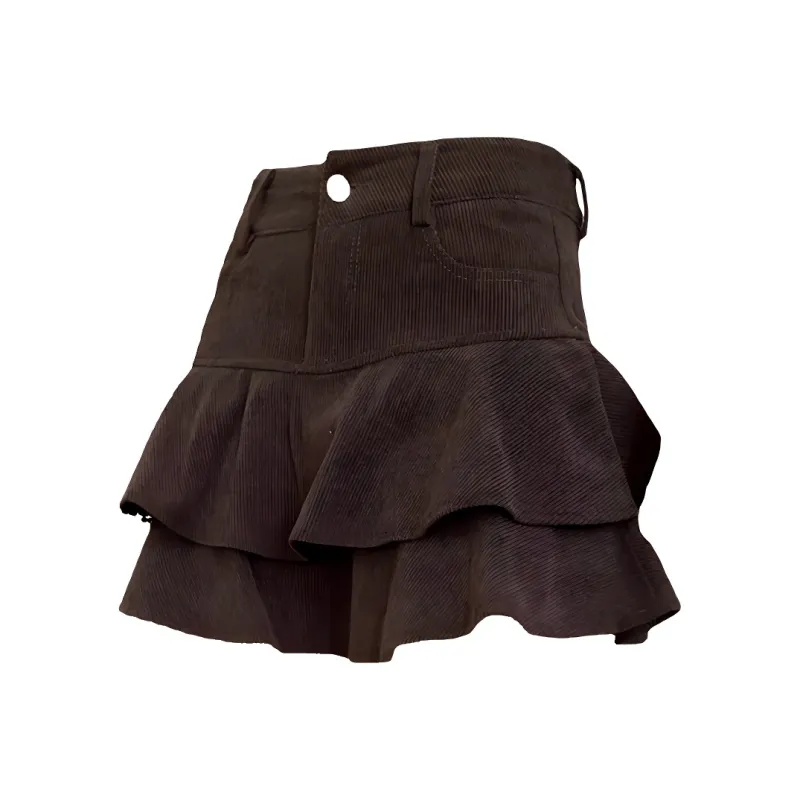Gentle Welcome Casual Short Skirts Women's-0