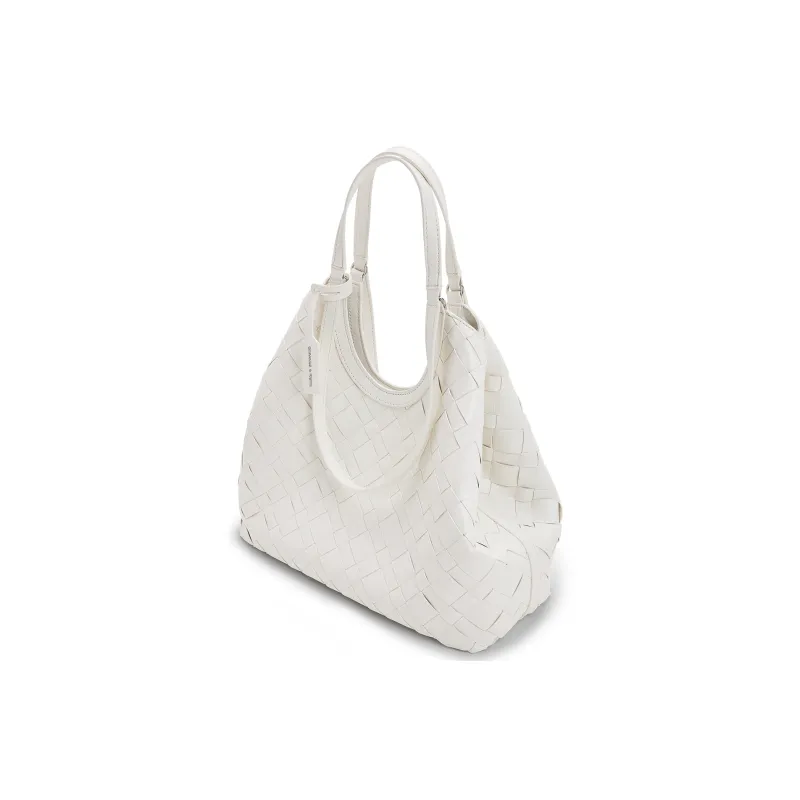 CHARLES&KEITH PU Shoulder Bag Tubas Women's Chocolate/Noir Black/Cream White-15