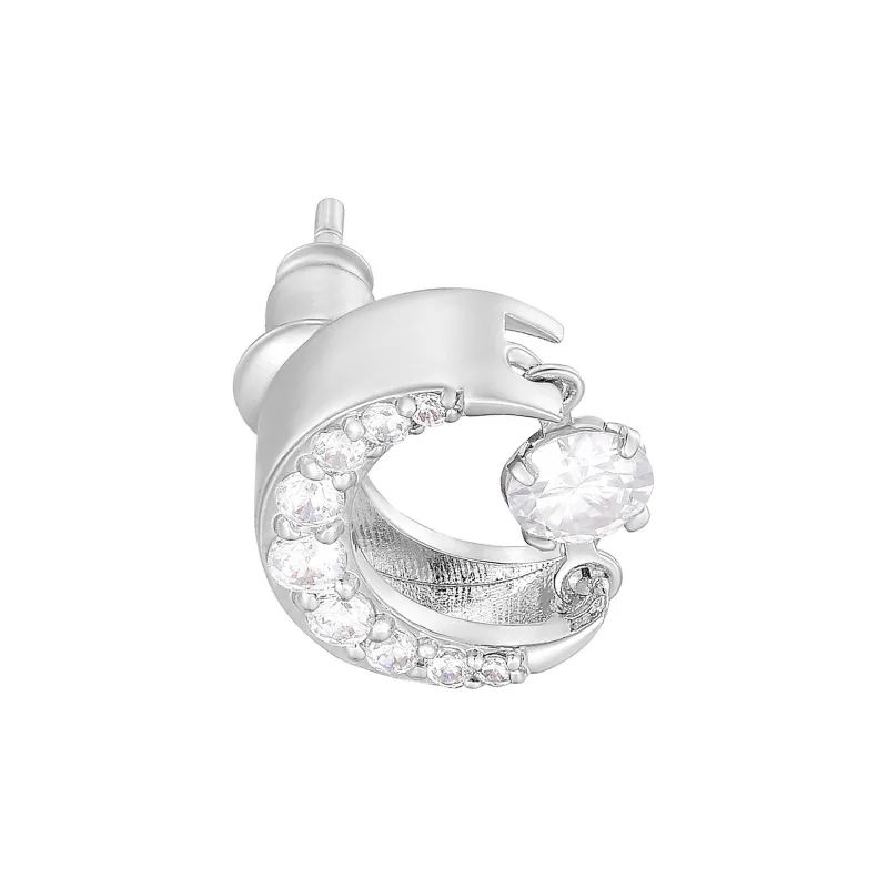ICEGANG S925 Silver Stud Earrings Unisex-3