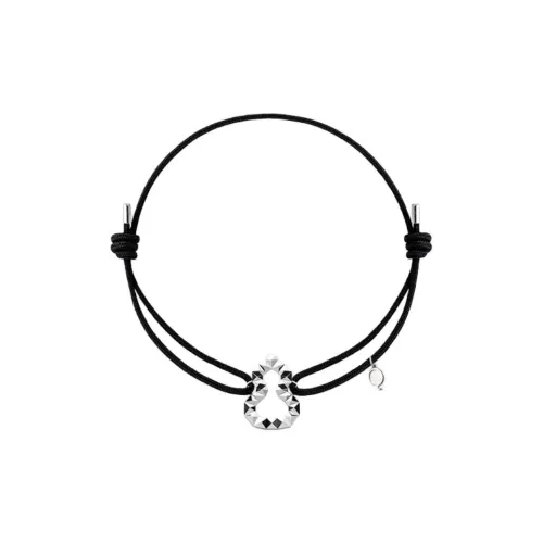 Qeelin 18K White Gold Bracelets Women's Black