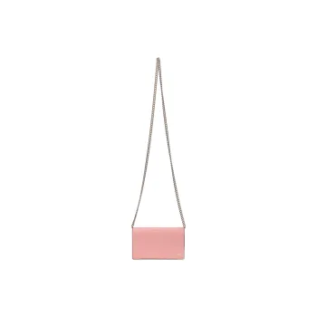 GUCCI Leather Wallet, Shoulder Bag, Crossbody Bag Women's Pink/Candy