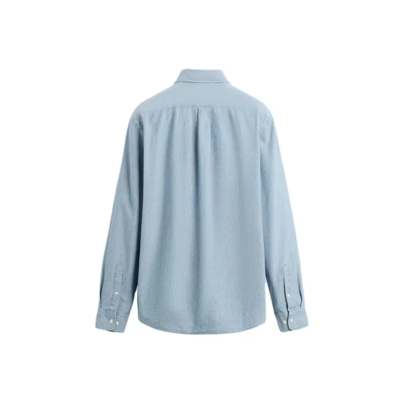 ZARA Shirts Men Light Blue-1