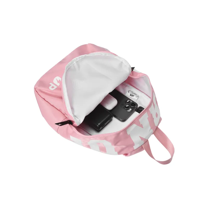 TURN UP Polyester Backpack Laptop Bag Regular Women's Cherry Blossom Pink-2