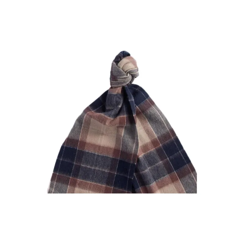 BARBOUR Wool Knit Scarves Women's Gray-2