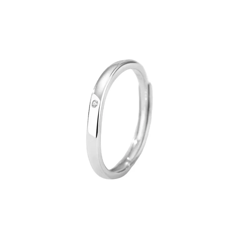 MINGTAIZHUBAO S999 Fine Silver Rings Unisex-1